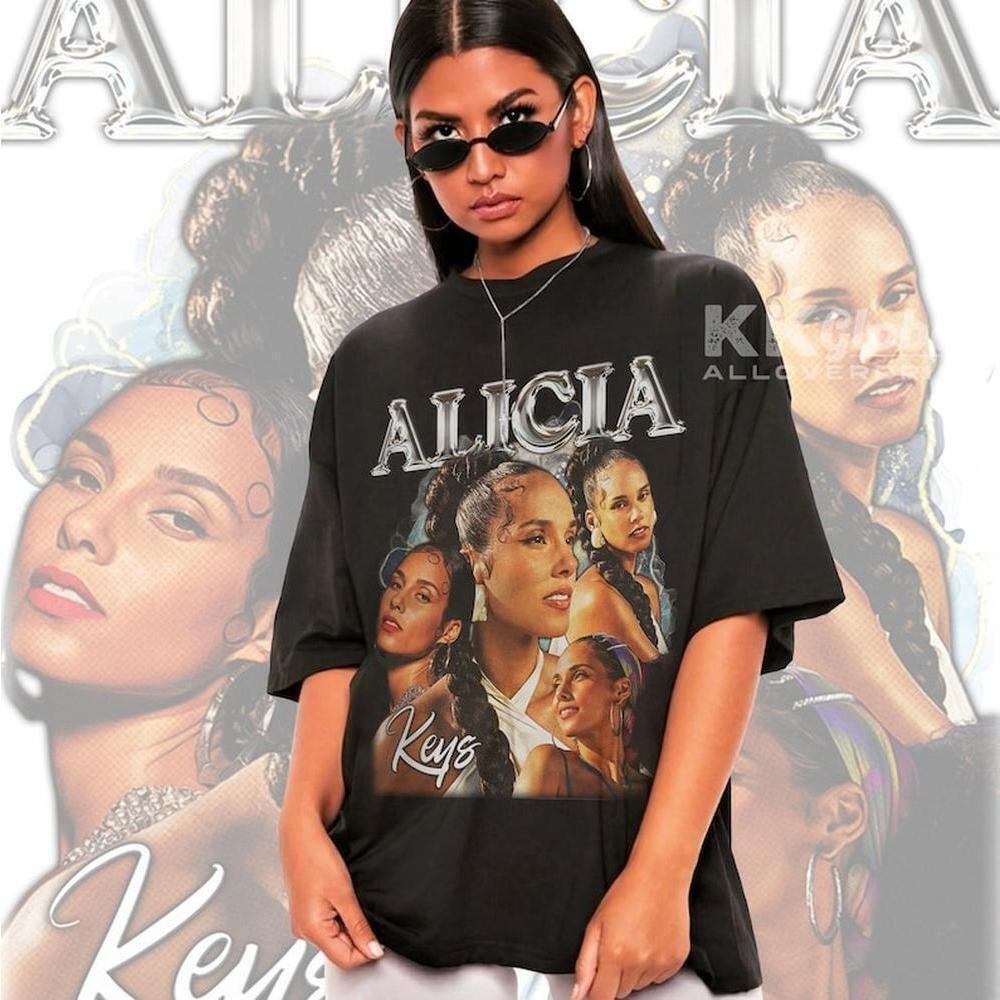Alicia Keys Music Shirt 90S Vintage World Tour 2023 Alicia Keys Music Shirt
